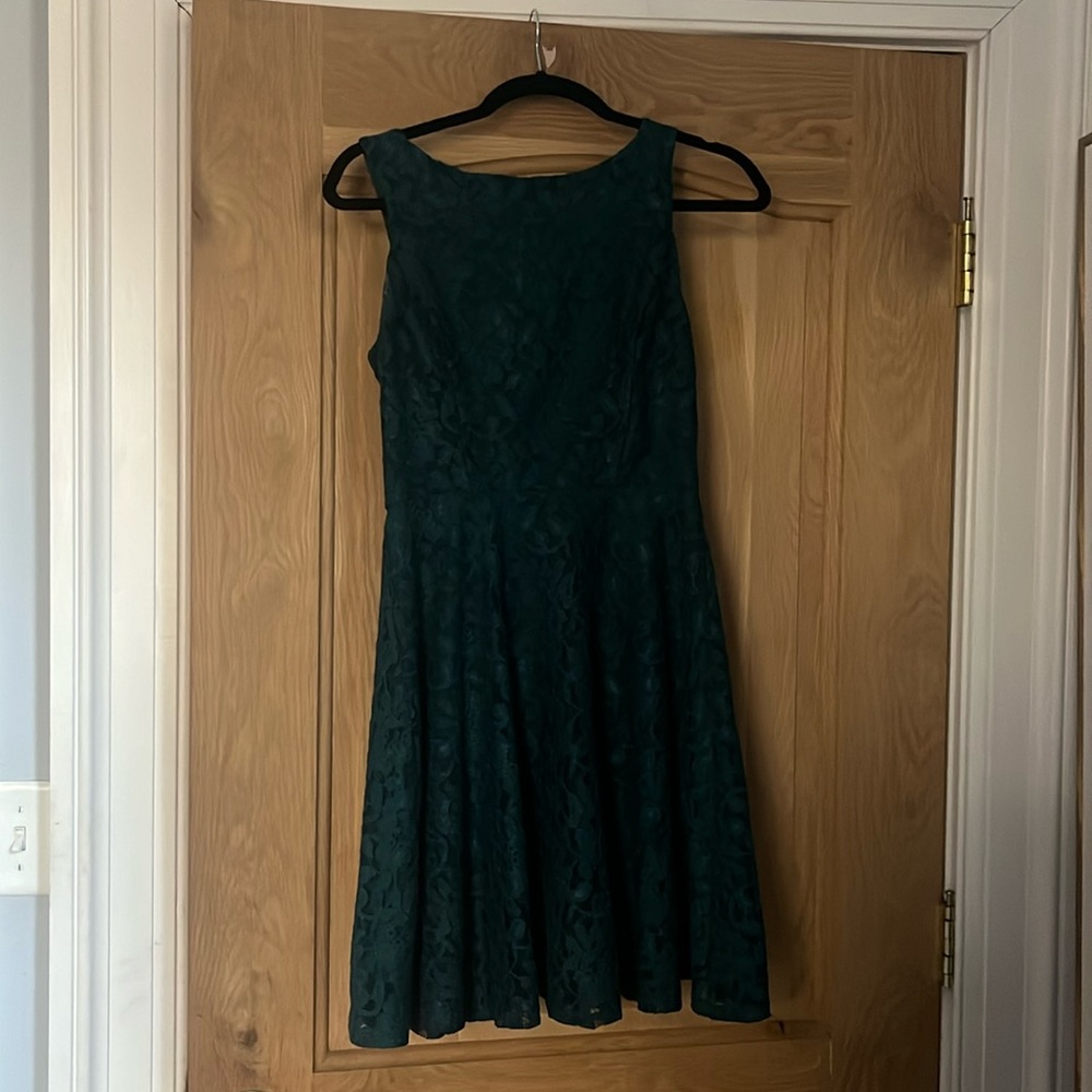 Macys Emerald Lace Dress